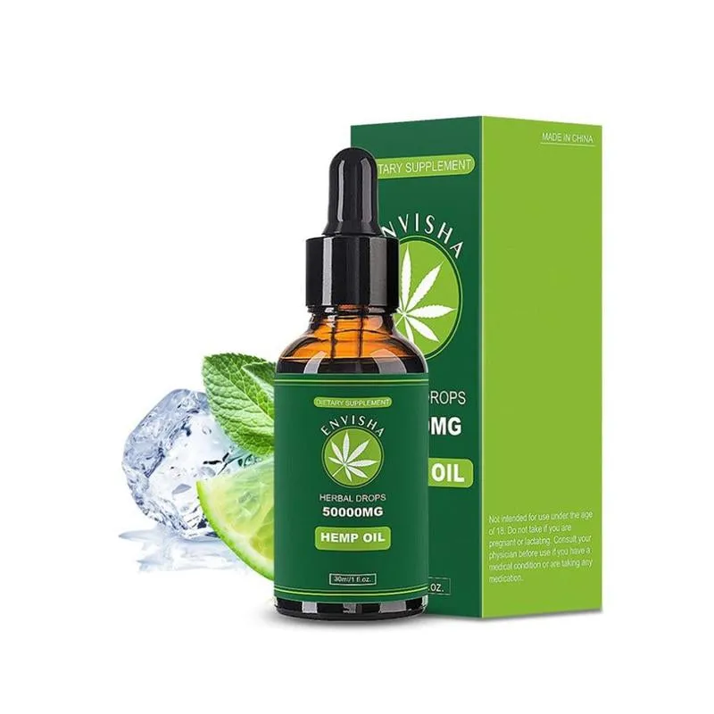 30 ml 50000 mg Contains cbd Organic Hemp Seed Oil Sleep Aid Anti Stress Hemp Extract Drops for Pain, Anxiety & Stress Relief (as shown)