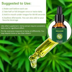 30 ml 50000 mg Contains cbd Organic Hemp Seed Oil Sleep Aid Anti Stress Hemp Extract Drops for Pain, Anxiety & Stress Relief (as shown)