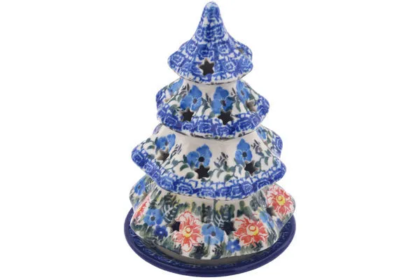 6" Christmas Tree Candle Holder - Touch Of Beauty