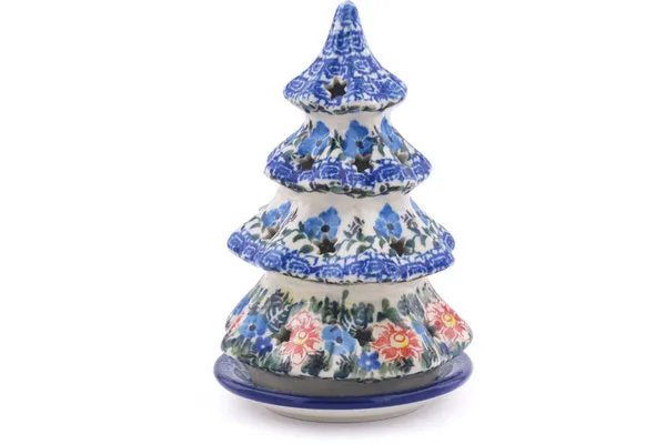 6" Christmas Tree Candle Holder - Touch Of Beauty