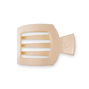 Almond Medium Flat Square Clip