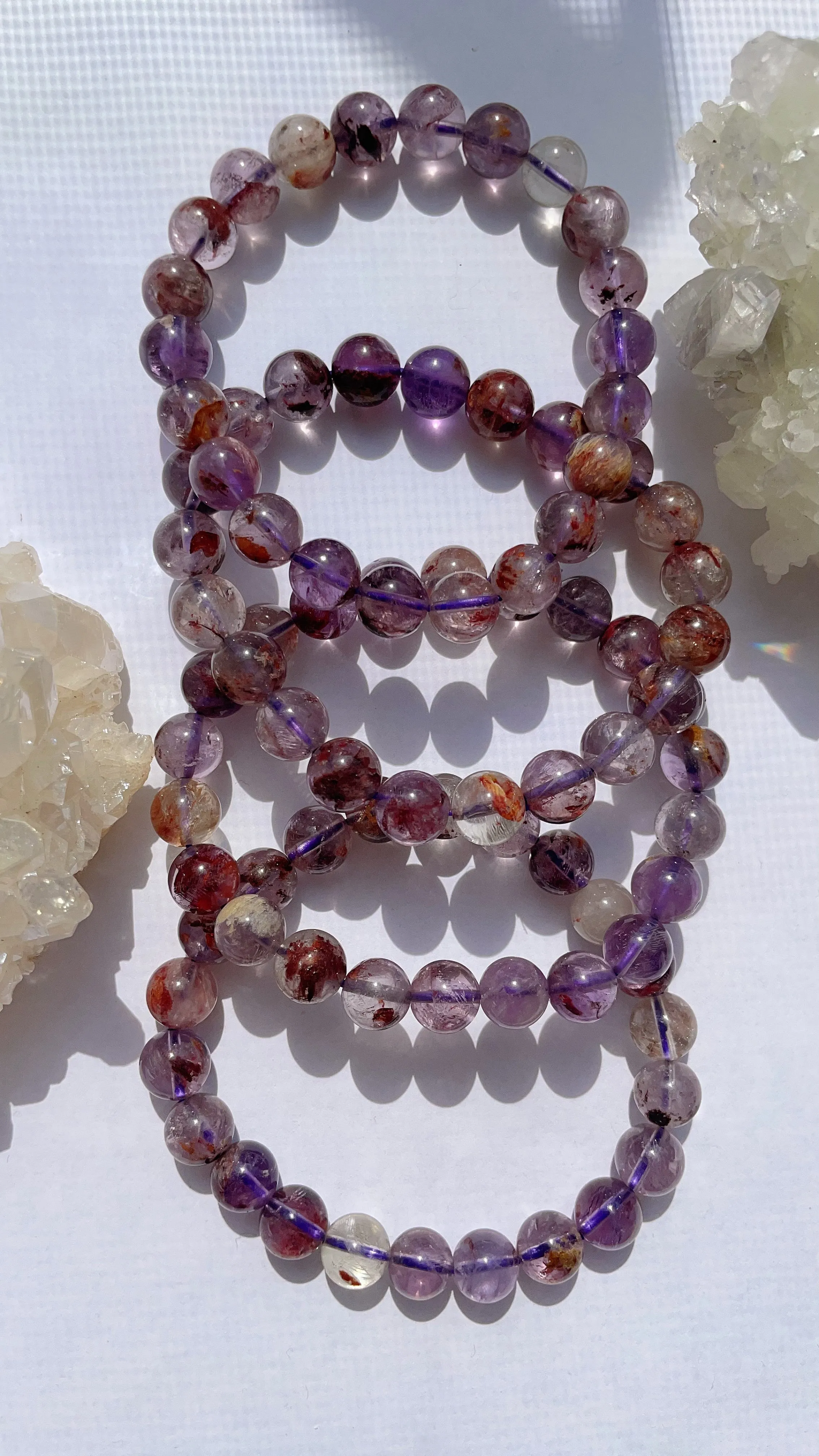 Amethyst x Garden Quartz Bracelet