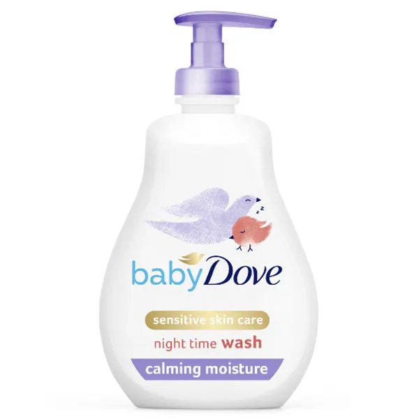 Baby Dove Sensitive Skin Care Nighttime Calming Moisture Liquid Body Wash, 13 oz