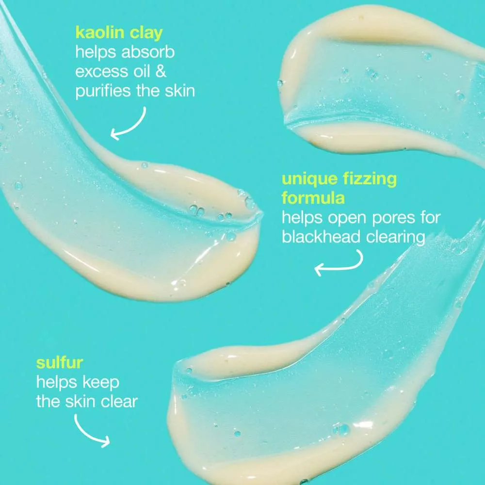 blackhead clearing fizz mask