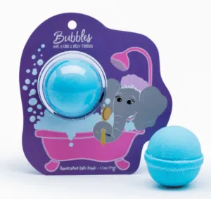 Bubbles Are A Girl's Best Friend Elephant Bath Bomb