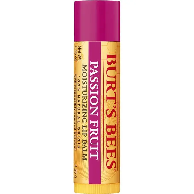 Burt's Bees 100% Natural Moisturizing Lip Balm Passion Fruit