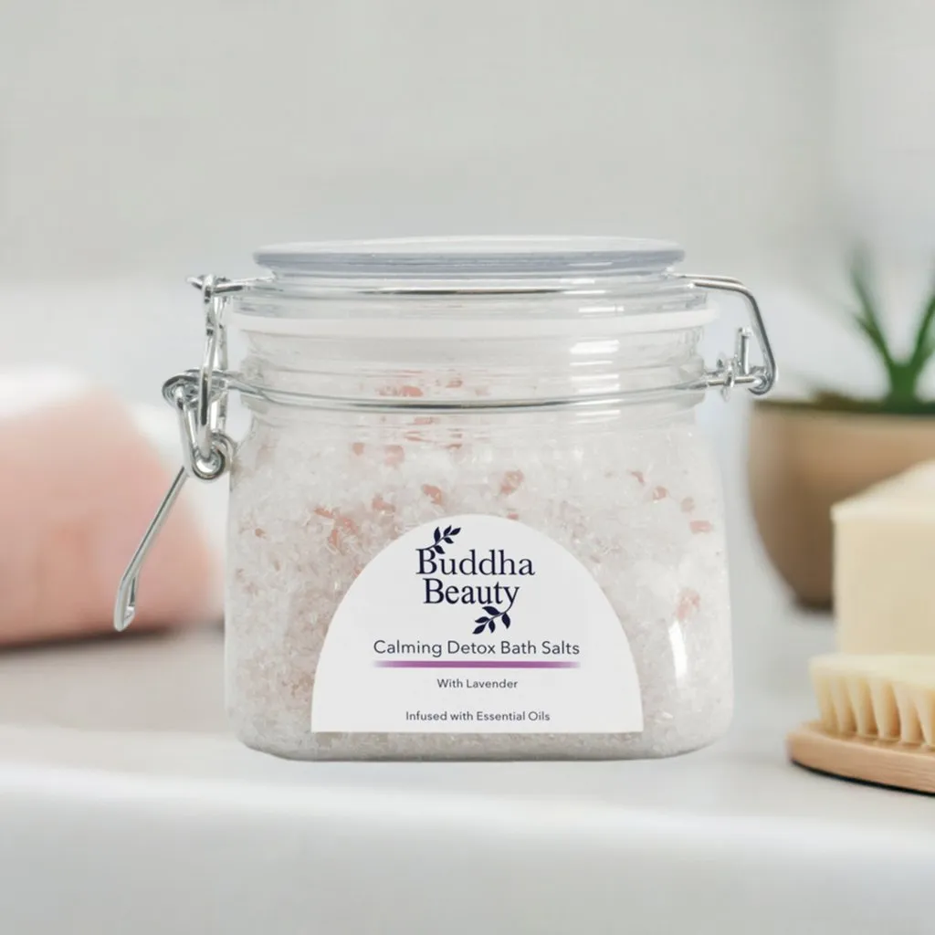 Calming Detox Bath Salts with Lavender