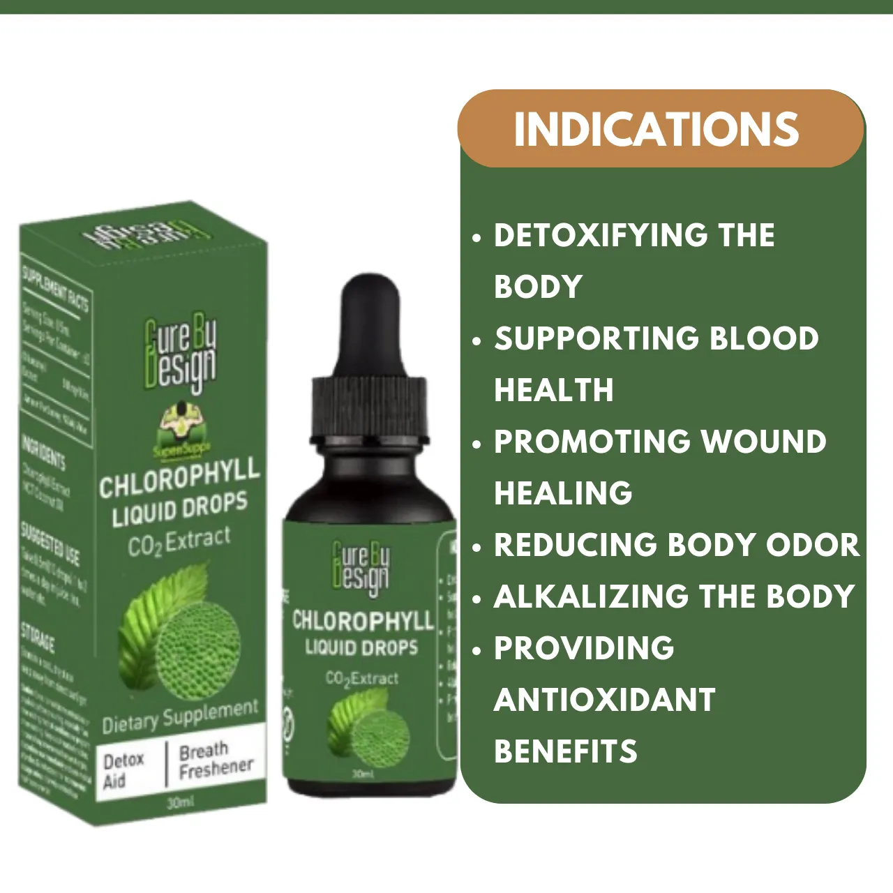 Cure By Design- Refresh Your Body & Cleanse Naturally – Chlorophyll