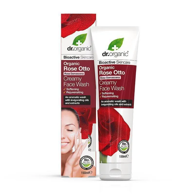 Dr Organic Rose Otto Face Wash