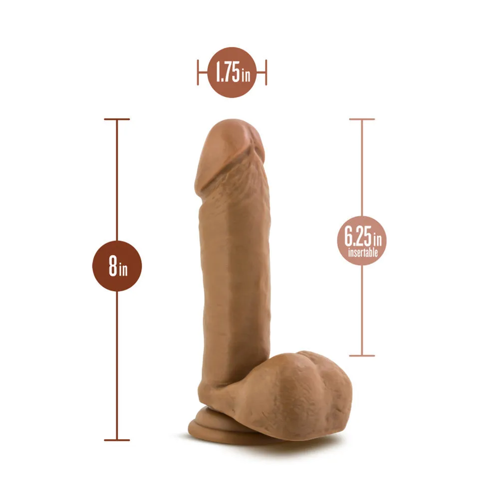 Dr. Skin Dr. William Dildo With Balls - 8 inch (Tan)