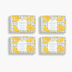 Honey & Orange Blossom Goat Milk Soap Set of 4