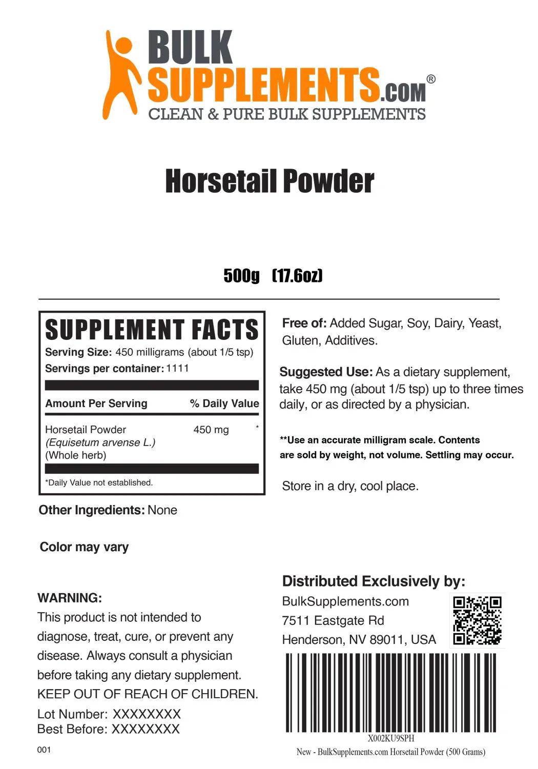 Horsetail Powder