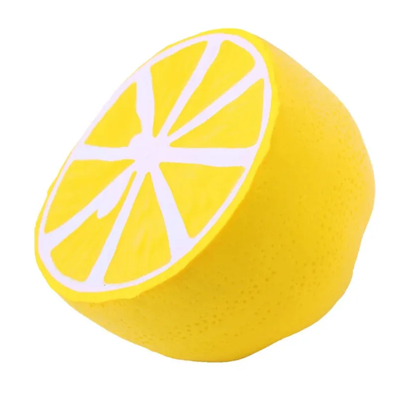 Jumbo Lemon Squishy - Slow Rising, Scented Stress Relief Toy for Kids 6  and Adults