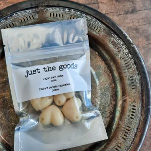 Just the Goods vegan fizzing bath melts