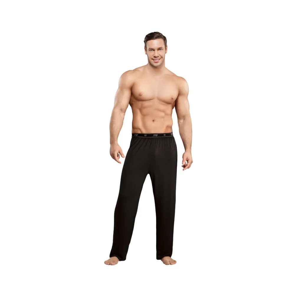 Male Power Bamboo Lounge Pants Black Large