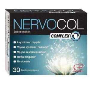 NERVOCOL COMPLEX x 30 tablets, stress relief