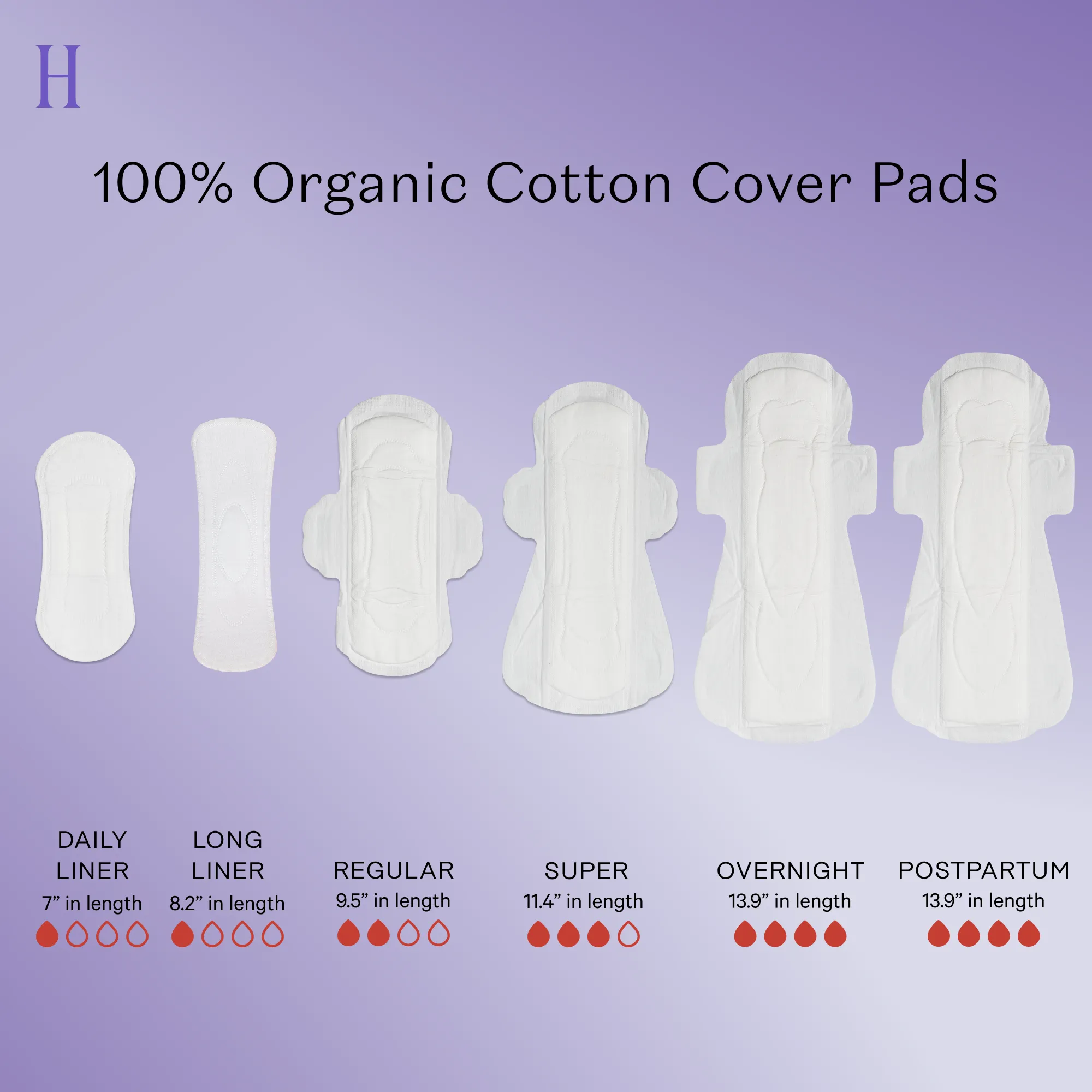 Organic Cotton Cover Long Liner