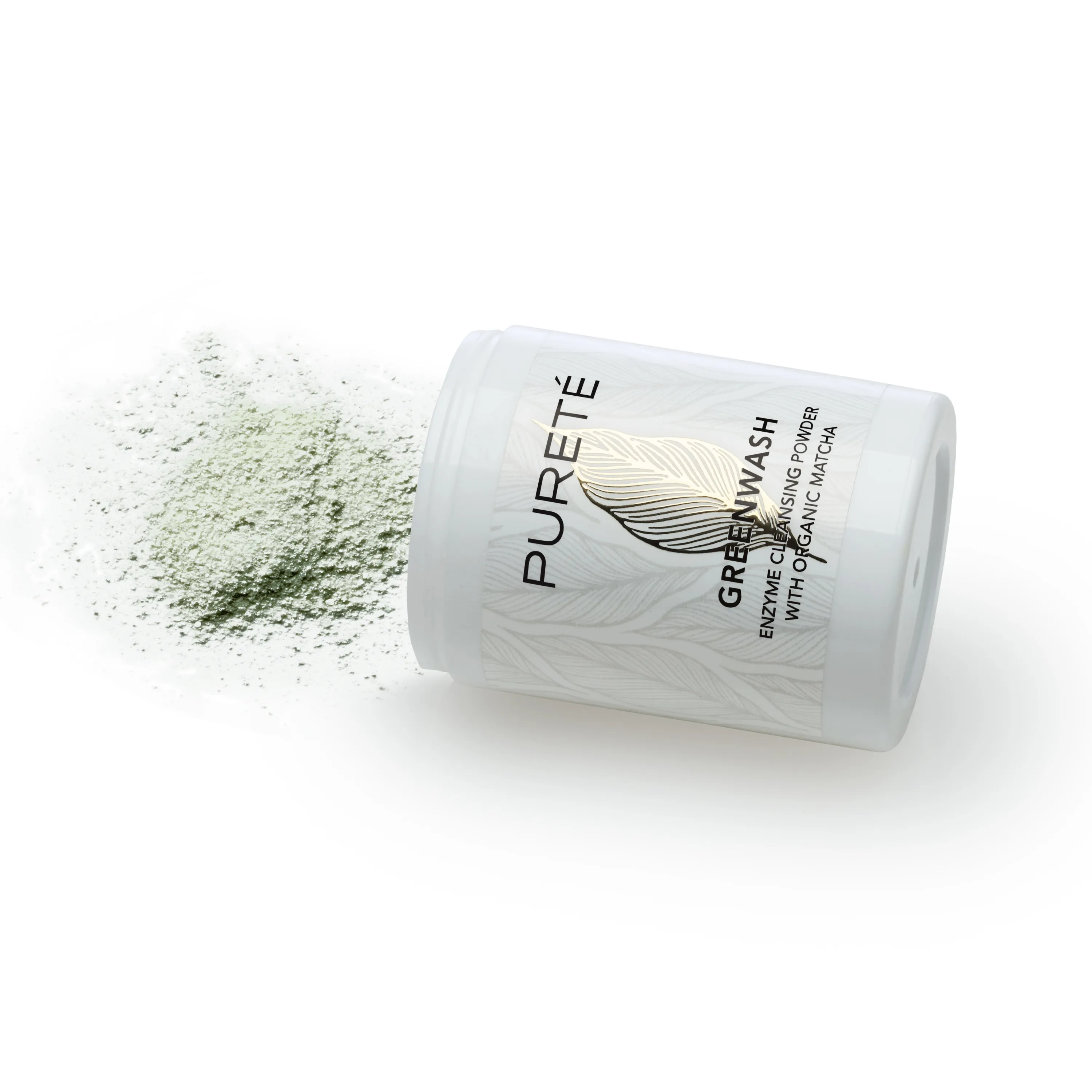 Pureté Greenwash Enzyme Cleansing Powder with Organic Matcha