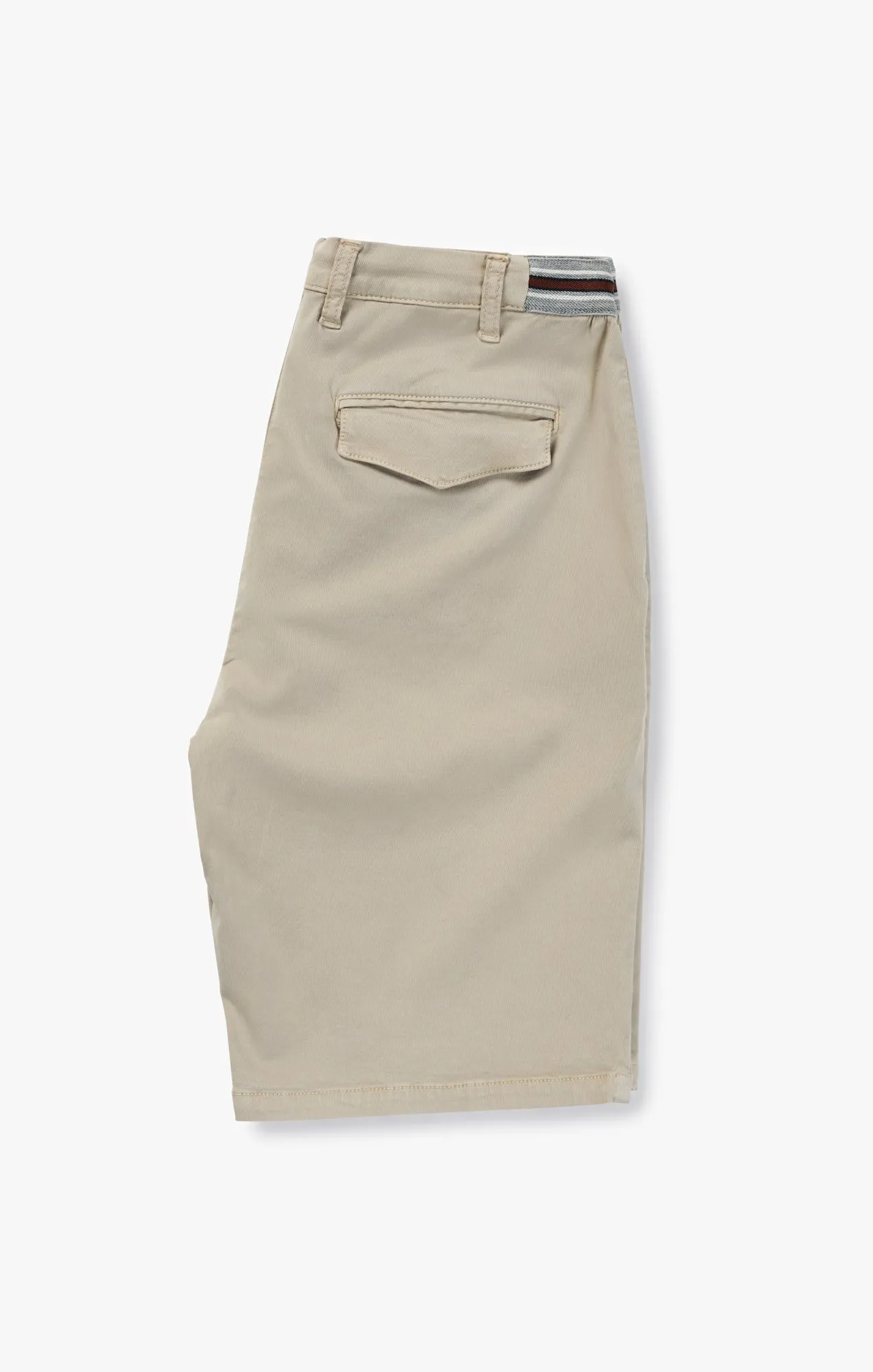 Ravenna Drawstring Shorts In Sand Soft Touch