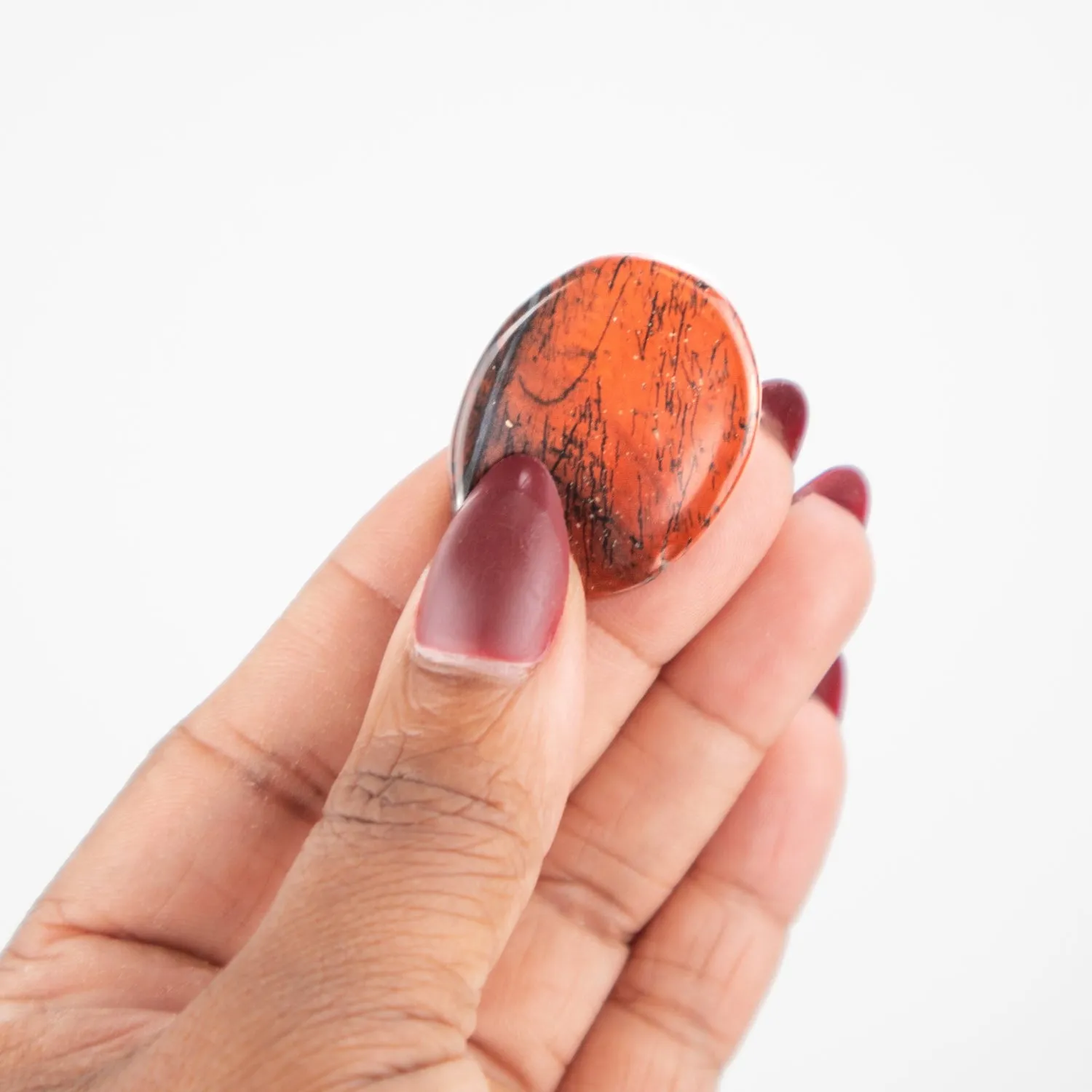 Red Jasper Worry Stone