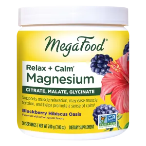 Relax   Calm† Magnesium Powder - Blackberry Hibiscus Oasis Flavor