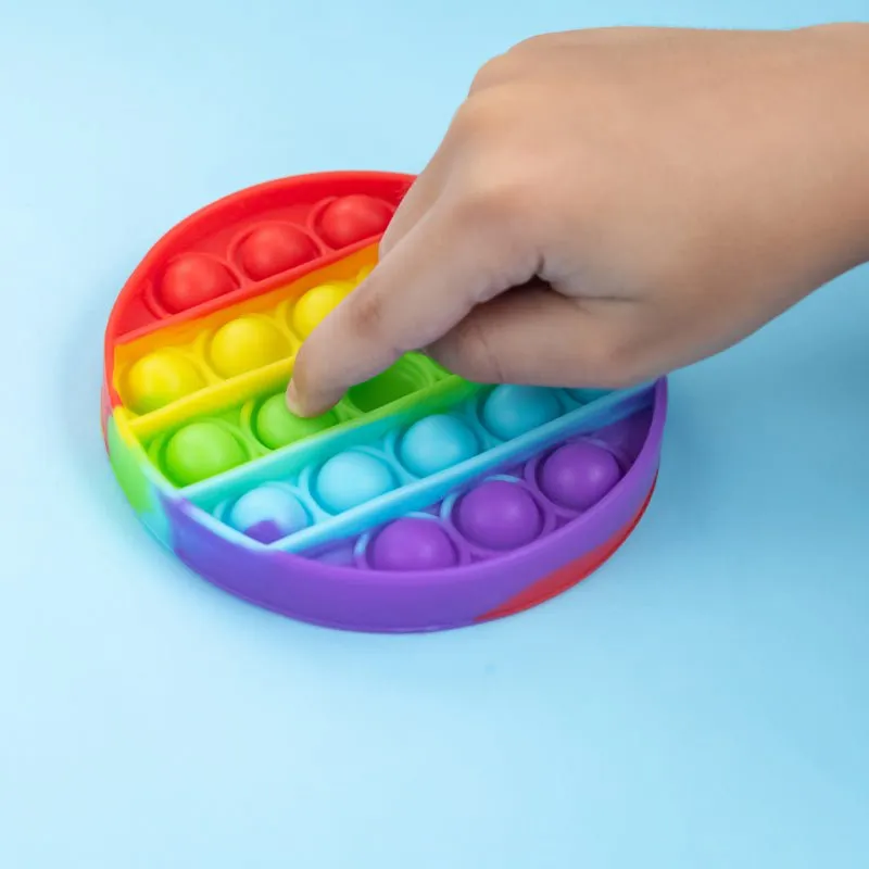 Sensory Pop Fidget Pad – Multicoloured Stress Relief & Focus Tool