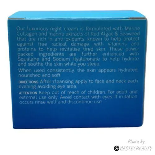 SHE Aromatherapy Marine Collagen Night Cream with Red Algae 50ml