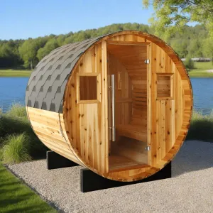 Sunray Aurora 2-4 Person Barrel Sauna