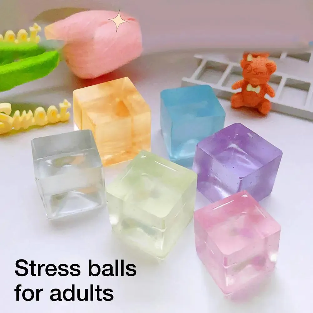 Transparent Cube Stress Relief