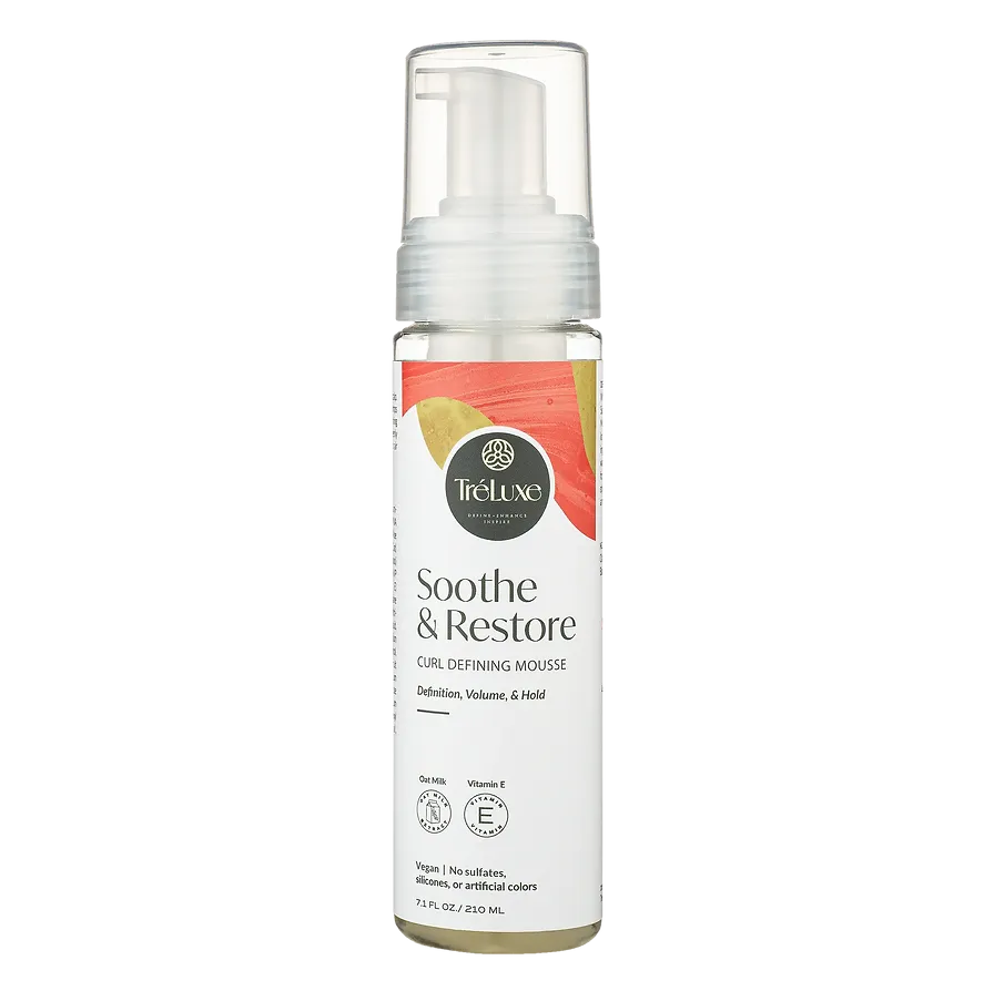 TreLuxe Soothe & Restore Curl Defining Mousse 210ml