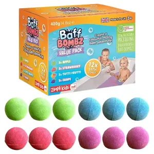 Zimpli Kids Baff Bombz Bath - Pack of 12