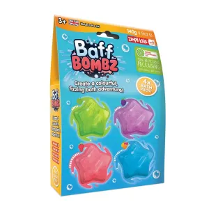 Zimpli Kids Baff Bombz Star - 4 Pack